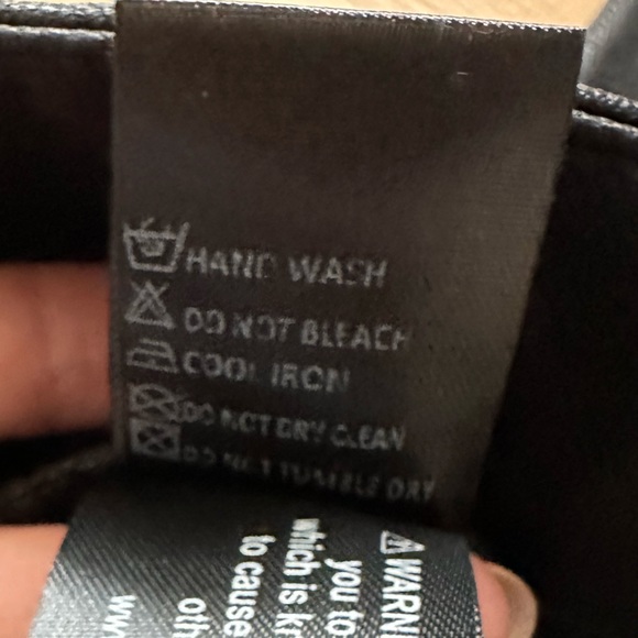 Olivaceous Lulu’s Faux Leather Flared Pants - Size Medium - Picture 8 of 9